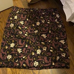 Loft flower design skirt